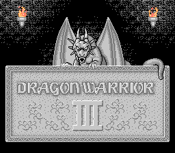 Dragon Warror III Title Screen