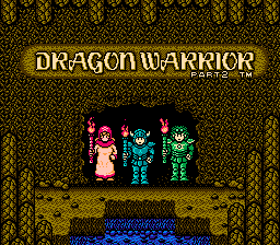 Dragon Warror II Title Screen