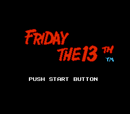 Friday the 13th Title Screen