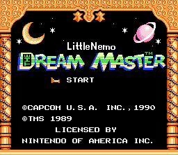Little Nemo Title Screen