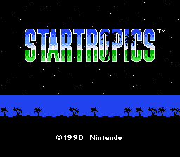 Startropics Title Screen