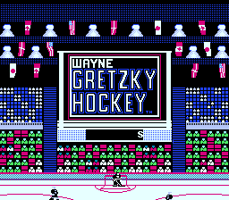 Wayne Gretzky Hockey Title Screen