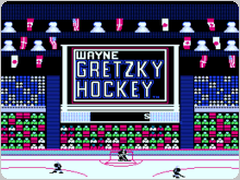 Wayne Gretzky Hockey Title Screen