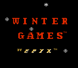Winter Games Title Screen