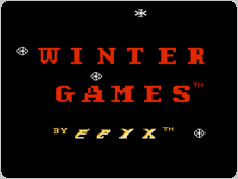 Winter Games Title Screen