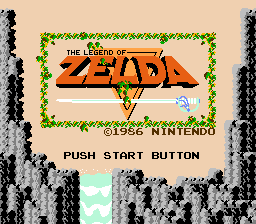 Legend of Zelda Title Screen