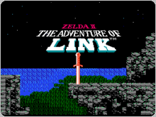 Zelda II Title Screen
